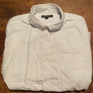 Men’s J.Crew striped Oxford size L flex